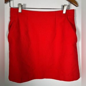 Ann Taylor red skirt